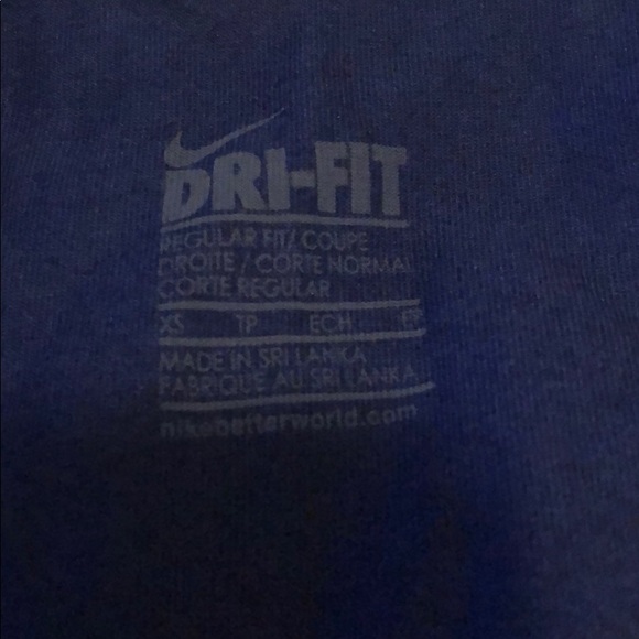 2 Nike dri-fit tops NWOT pink/blue - Picture 2 of 3